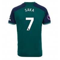 Arsenal Bukayo Saka #7 Tredje Tröja 2023-24 Korta ärmar